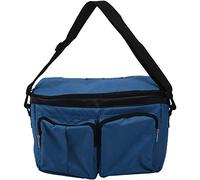 Kznifmk Pannolino Bag per Borsa Pannolini Passeggino Organizzatore Borsa per il Viaggio Mamma Appeso Carrozzina Carrello a Mano Borsa Due Bottiglie Blu