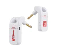 Kznifmk per Chitarra Wireless 2.4G, Trasmettitore e Ricevitore per Chitarra Ricaricabile, Trasmissione In Tempo Reale 48K/16bit, Spina Girevole, A