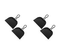 Kznifmk per La Spazzatura nel Metallo Nero da 4 Pacchi, per La Spazzatura da 12 Pollici per Interni, Esterni, Caminetti, Uso Industriale e Commerciale