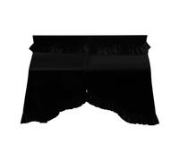 Kznifmk per pianoforte con bordo a balze, copertura di protezione integrale per pianoforte, di protezione 3D per pianoforte, finitura nera di qualità