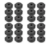 Kznifmk per Piatti nel Plastica da 24 Pezzi, per Piatti un Innesto Rapido per Kit di Batteria un Percussione, Parti di Ricambio per Percussioni