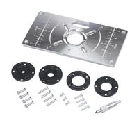 Kznifmk Piastra Di Inserimento Tavolo Router, Piastra Di Inserimento Tavolo Router Fai Da Te per Panche di Del Legno, Piastra Di Inserimento Piano Tavolo