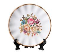 Kznifmk Piastre Decorative in Ceramica per Ornare Armadi Televisione, Armadi Per Vino o Decorazione del Soggiorno,