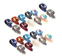 Kznifmk Picks Dito, plettri piatti, , plettri per chitarra in celluloide (24 plettri da pollice)