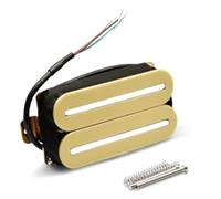 Kznifmk Pickup Humbucker a doppia ferrovia calda ad alta efficienza, installazione semplice, giallo