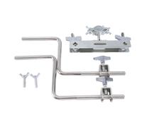 Kznifmk Pinza Estensione Supporto Campana Supporto Campana Grande Cassa per Campana di Piatto, Strumento Musicale Percussione 2 Teste Facile da Usare