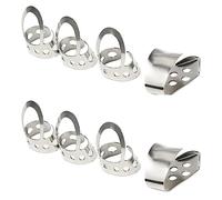 Kznifmk Plettri per Chitarra con Dito Regolabile Nel Metallo da 8 Pezzi per Chitarra Acustica Banjo Ukulele