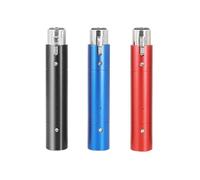 Kznifmk Preamplificatore microfono dinamico preamplificatore microfono portatile guadagno riduzione del rumore preamplificatore microfono per concerto rosso, blu e nero