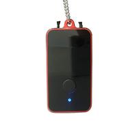 Kznifmk Purificatore d'Aria Portatile Indossabile, Mini Collana d'Aria Personale Deodorante per Ambienti Un Negativi Un Basso Rumore per Adulti - Rosso