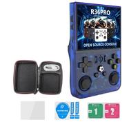 Kznifmk R36PRO Console di Gioco Retro Portatile 128GB 3.5 Pollici Schermo HD Lettore Video Portatile da Tasca Supporta 30+ Emulatori C
