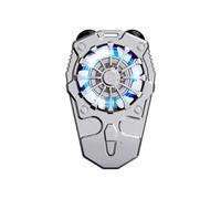 Kznifmk Radiatore per telefono cellulare P13 per la ricarica, accessorio di raffreddamento per giochi con ventosa in silicone e ventola di raffreddamento ad aria