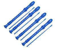 Kznifmk Registratore ABS Blu 8 Fori Acuti 8 Fori, Strumento Flauto Ingresso Gamma per Bambini per Principianti