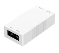 Kznifmk Ripetitore Gigabit POE a 2 porte 100/1000M 1 a 2 PoE Extender con IEEE802.3af/at PlugandPlay 48V per telecamera di sorveglianza AP