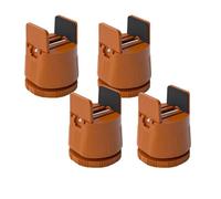 Kznifmk Risers de Lit Risers de meubles Regolables, Risers de Chaise de Bureau de Table avec pince, risers de cadre de lit réglable en hauteur brun