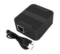 Kznifmk RJ45 1 in 2 Condividi Rete 1000 Mbps Mini Switch 2 Porte con Splitter di Rete di Accesso Internet Simultaneo Facile da Usare