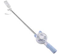 Kznifmk Rosa Mini USB Pocket Selfie Sticks con Ventola di Raffreddamento Aria Viaggio Studenti Dormitorio Portatile Scrivania Ventilatore