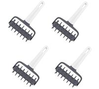 Kznifmk Ruota di Cuscinetto per Perforatrice Pizza, Rullo per Pizza, Accessori per Forno per Pizza, Affettatrice per Pizza, Utensili da Cucina Antiadesivi, Grigio