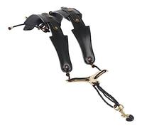 Kznifmk Sassofono Tracolla Tracolla Regolabile Sassofono Nero Accessori per Strumenti Musicali