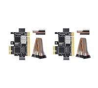 Kznifmk Scheda di Debug LPC 2X Analyzer Kit di Test Post-PCI PCI-E Scheda Diagnostica Scheda Madre J04
