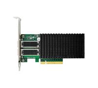 Kznifmk Scheda di rete ottica PCIe X8 X-4 a doppia porta 10G SFP28, scheda adattatore di rete a doppia porta 10G e scheda di rete Gigabit a doppia porta