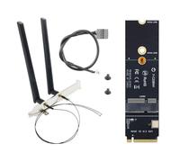 Kznifmk Scheda WiFi M.2 a Nvme NGFF M.2 A+E Key a NVMe PCI Express SSD Porta Convertitore Adattatore F-per scheda AX200 AX210 8265 7260AC