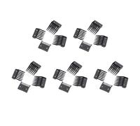 Kznifmk Set di 20 Pettini di Fissaggio per con Guida di Taglio con Supporto nel Metallo 3 mm 6 mm 9 mm 12 mm