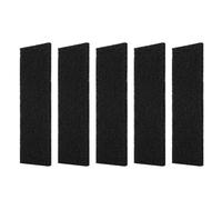 Kznifmk Set di 5 filtri per ventilatore da soffitto - filtri aria al guscio di noce per le pale del ventilatore, installazione semplice, mantiene l'aria