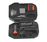 Kznifmk Set di strumenti di combinazione con set di strumenti di illuminazione composto da un set di cacciaviti, una maniglia a cricchetto, una presa e un cacciavite per orologio.