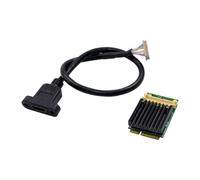 Kznifmk SM750 MiniPCIe a -Compatibile 16 MB + 64 MB DDR 1920x1440 Applicazione grafica integrata Scheda grafica multimediale 2D Installazione facile