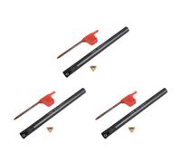 Kznifmk Snr0010K11 - Supporto per foro per utensili interno + chiave + inserto in carburo 11Ir A60 per utensili da tornio filettato