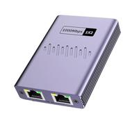 Kznifmk Splitter di di Rete POE Splitter di Rete 1 a 2 Gigabit Interruttore di Rete di Trasferimento a Tre Vie Simultaneo