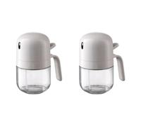 Kznifmk Spruzzatore Cucina Vaso di Vetro Cucina Bottiglia di Apertura e Chiusura Automatica Bottiglia Di Condimento Anti-Perdite Domestico