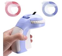 Kznifmk Stampante Portatile per Etichette In Rilievo 3D Stampa Manuale di Etichette DIY 12965 Macchina da Scrivere Manuale Viola