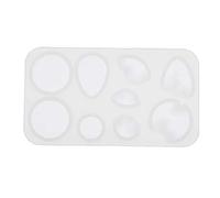 Kznifmk Stampi Trasparenti per Gioielli Stampo nel Silicone DIY per Candele