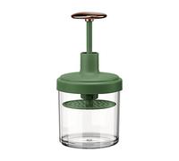 Kznifmk Strumento di Pulizia Detergente per il Viso Semplice Doccia Bagno Shampoo Schiuma Creatore di Schiuma Dispositivo Detergente Crema,Verde