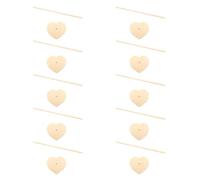 Kznifmk Supporto in legno, pannello di visualizzazione da parete, decorazione da tavolo per matrimoni, festa di compleanno dei bambini, cuore magnetico + bastone di inserimento