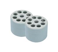 Kznifmk Supporto per di Ikebana a spirale, griglia floreale riutilizzabile per vaso, modellatore di fiori per fiori facile da usare (S/Verde)