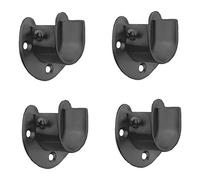 Kznifmk Supporto per di sospensione in acciaio supporto per presa aperta a forma di U supporto per per da doccia flangia staffa di estrema