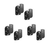 Kznifmk Supporto per Staffa da Parete per Montaggio su Altoparlante da 6 Pezzi Supporto per Surround Girevole Regolabile e Rotazione 'Angolo di Inclinazione