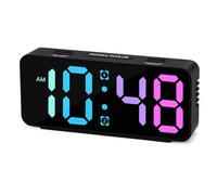 Kznifmk Sveglia rumorosa per Adulti dormienti, Orologi da Viaggio compatti per camere da Letto, Comodino, Ideale per svegliare Bambini e Adolescenti