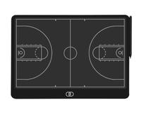 Kznifmk Tabella di Coaching Elettronico, Schermo LCD da 16 pollici, Tabella di Marcatori Strategia con Funzione di Blocco per Pallacanestro Pallacanestro Orizzontale