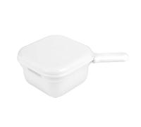 Kznifmk Tagliaverdure con cestello di scarico, cestello di scarico di verdure per lavello da cucina, contenitore di verdure per lavello da cucina, colore: bianco