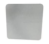 Kznifmk Tappetino assorbente in gel di silicone per fondo macchina per il ghiaccio, tappetino di asciugatura antiscivolo, dispositivo da cucina, 37,5 x 37,5 cm, grigio