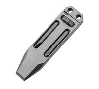 Kznifmk TC4 Lega di Titanio Multi-Funzione Leva Cavatappi Cacciatappi, Mini Chiave di Cavalletto Strumento Tasca Ciondolo