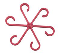 Kznifmk Telaio pieghevole riutilizzabile per steli di piante, attrezzi da giardinaggio, supporto per picchetto, supporto per gambo di piante, rosso