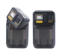 Kznifmk Torcia LED Girevole da 2 Pezzi 380LM Torcia Portatile Type-C Ricaricabile per Strumenti da All'Aperto Display di Potenza