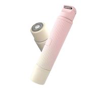 Kznifmk Trimmer Bikini e Rasoio da 2 in 1 Trimmer Elettrico Bagnato/Asciugabile per il Corpo, Depilazione Du, Gradiente Rosa