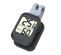 Kznifmk Umidificatore per chitarra con termometro igrometro per umidificatore per chitarra, pannello anti-essiccazione incrinato parti di chitarra nero