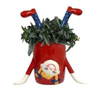 Kznifmk Vaso di fiori invertito per ragazze, vaso di fiori per interni ed esterni, contenitore per piante grasse, balcone, giardino, decorazione