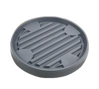 Kznifmk Vassoio per vaso di fiori rotondo mobile con ruota, supporto compositivo floreale albero esterno ed interno, articoli per l'uso quotidiano C